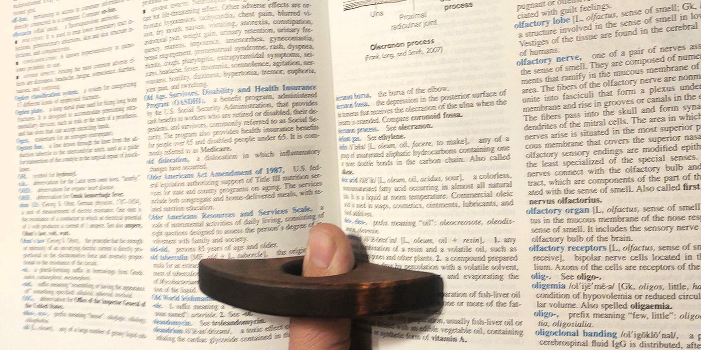 Page holder - Various woods and finishes.