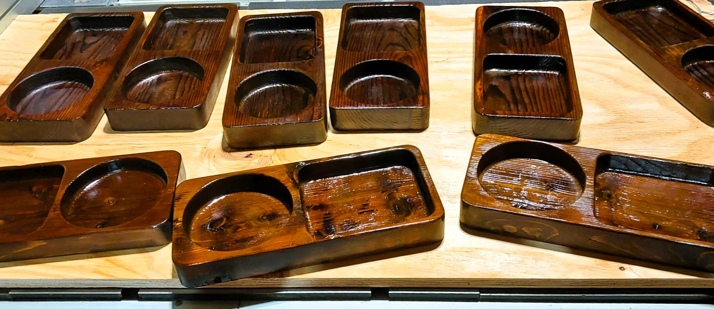 Solid Wood Valet Tray - Unique Stain!